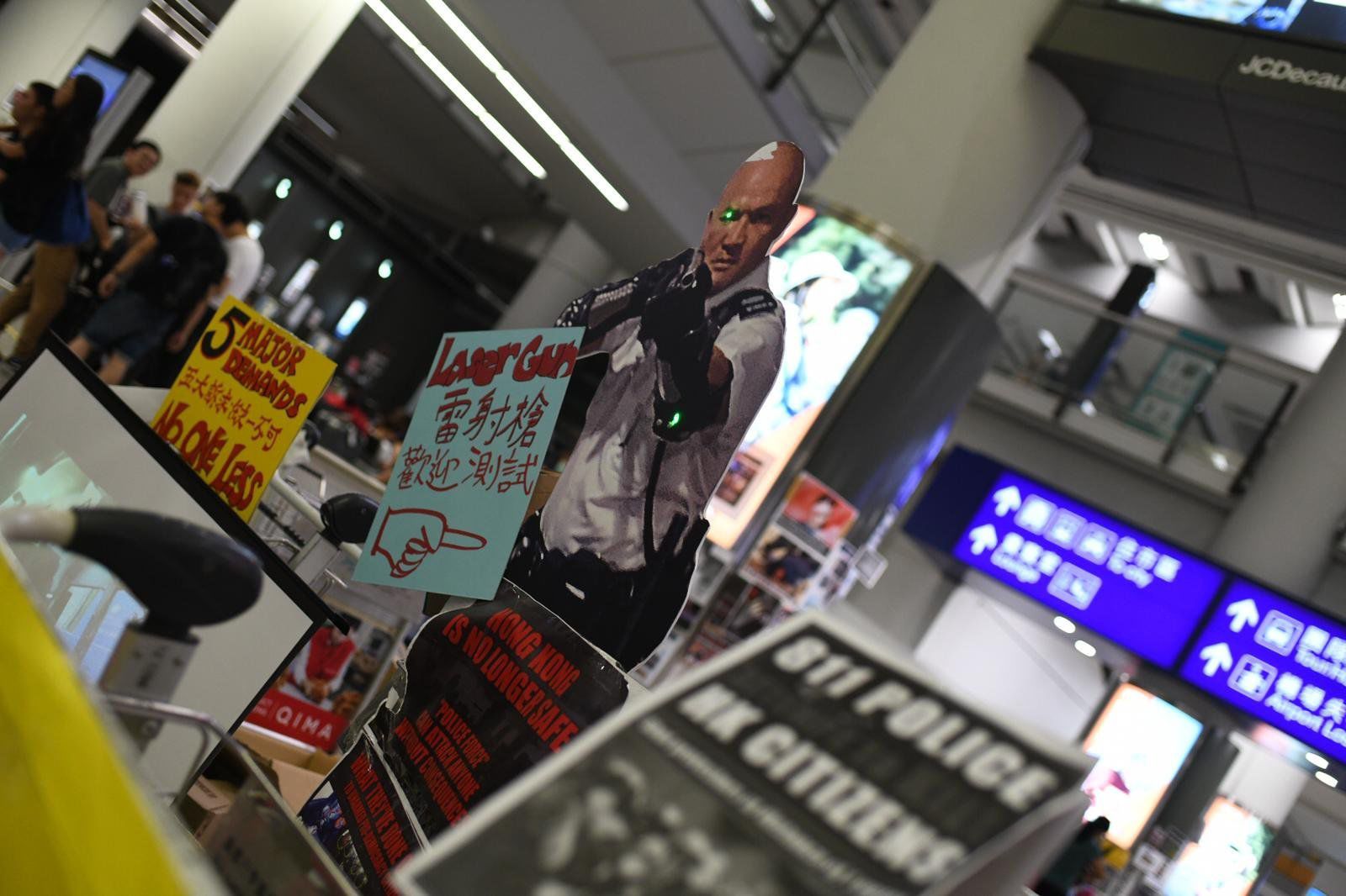 HK International Airport Operations Disrupted by Protesters
